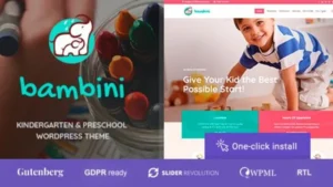 Bambini Kindergarten and Pre-School Theme