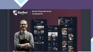 Barber 1997 - Barbershop Elementor Template Kits