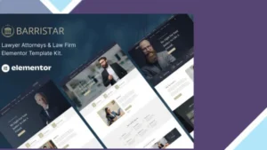 Barristar - Lawyer Attorney and Law Firm Template Kit