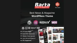 Barta - News & Magazine WordPress Theme