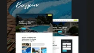 Bassein - Swimming Pool Service WordPress Theme