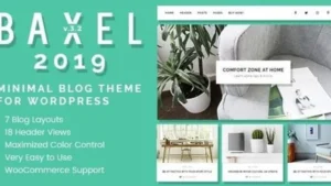 Baxel - Minimal Blog Theme for WordPress