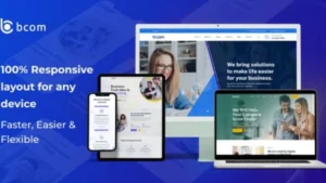 Bcom - Consulting Business WordPress Theme