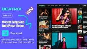 Beatrix - Modern Magazine WordPress Theme