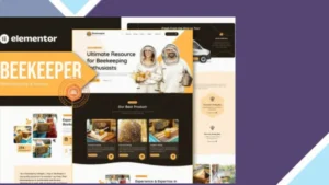Beekeeper - Beekeeping and Honey Elementor Template Kit