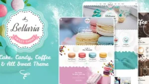 Bellaria - Delicious Cakes and Bakery WordPress Theme