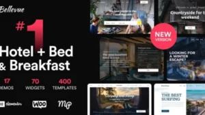 Bellevue - Hotel Bed and Breakfast Booking Calendar Theme