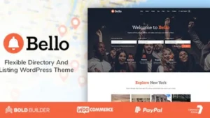 Bello - Directory and Listing WordPress Theme