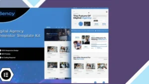 Bency - Digital Agency Elementor Template Kit