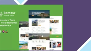 Bentour - Travel and Tour Booking Elementor Template Kit