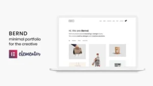 Bernd - Minimal WordPress Portfolio Theme