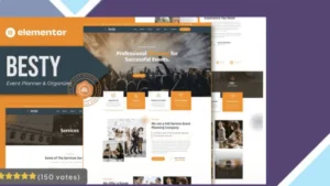 Besty - Event Planner and Organizer Elementor Template Kit