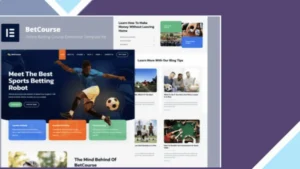 BetCourse - Sports Betting and Prediction Course Elementor Template Kit