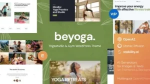 BeYoga - Yogastudio and Gym WordPress Theme