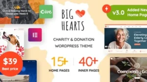 BigHearts - Charity and Donation WordPress Theme