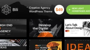 Bili - Creative Agency WordPress Theme