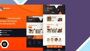 Billdins - Construction Services Elemenor Pro Template Kit
