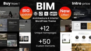 BIM - Architecture and Interior Design WP Theme
