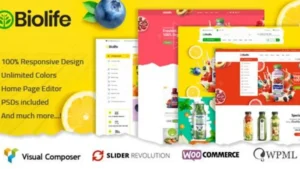 Biolife - Organic Food WordPress Theme