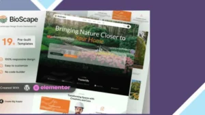 BioScape - Landscape Design and Home Decoration Elementor Template Kit