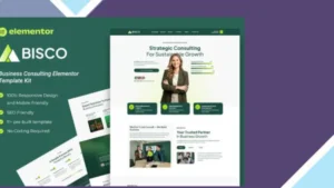 Bisco - Business Consulting Elementor Template Kit