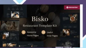 Bisko - Restaurant and Cafe Elementor Template Kit