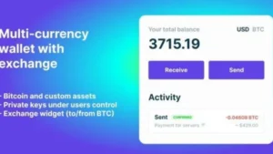 Bitcoin, Ethereum, ERC20 crypto wallets with exchange