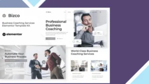 Bizco - Business Coaching Elementor Template Kit