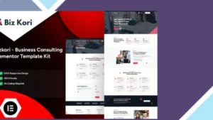 Bizkori - Business Consulting Elementor Template Kit