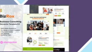 BizRox - Business Consulting Elementor Template Kit