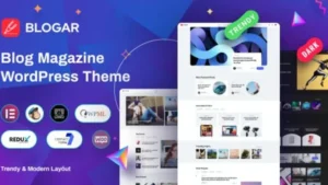 Blogar - Blog Magazine Theme