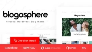 Blogosphere Multipurpose Blogging Theme