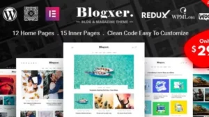 Bloxer - Blog and Magazine WordPress Theme