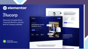 Blucorp - Corporate Business Elementor Template Kit