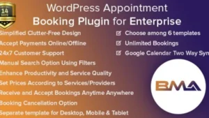 BMA - WordPress Appointment Booking Plugin for Enterprise