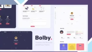 Bolby - Portfolio CV Resume WordPress Theme