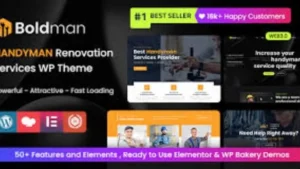 Boldman - Handyman Renovation Services WordPress Theme