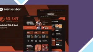 Bollsket - Basketball Club and Sport Elementor Template Kit