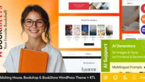 Booklovers - Publishing House and Book Store WordPress Theme