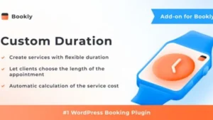 Bookly Custom Duration Add-on