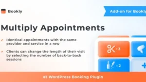 Bookly Multiply Appointments Add-on