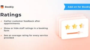 Bookly Pro Ratings Add-on