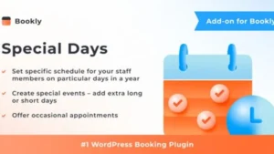 Bookly Special Days Add-on
