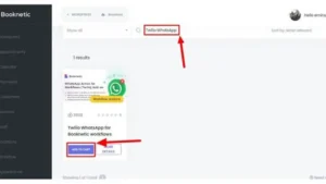 Booknetic Workflows - Twilio Whatsapp Action