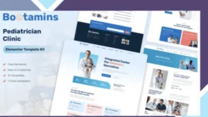 Bootamins - Pediatrician Clinic Template Kits