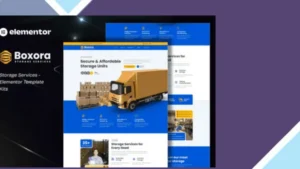 Boxora - Storage Service Elementor Template Kit