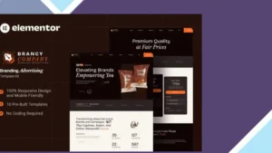 Brancy - Branding Advertising Elementor Template Kit