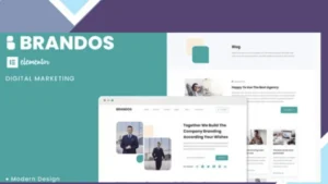 Brandos - Digital Marketing Elementor Template Kit