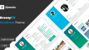 BreezyCV - CV Resume WordPress Theme