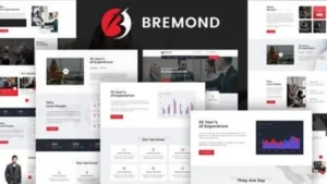 Bremond - Multipurpose Business Consulting WordPress Theme